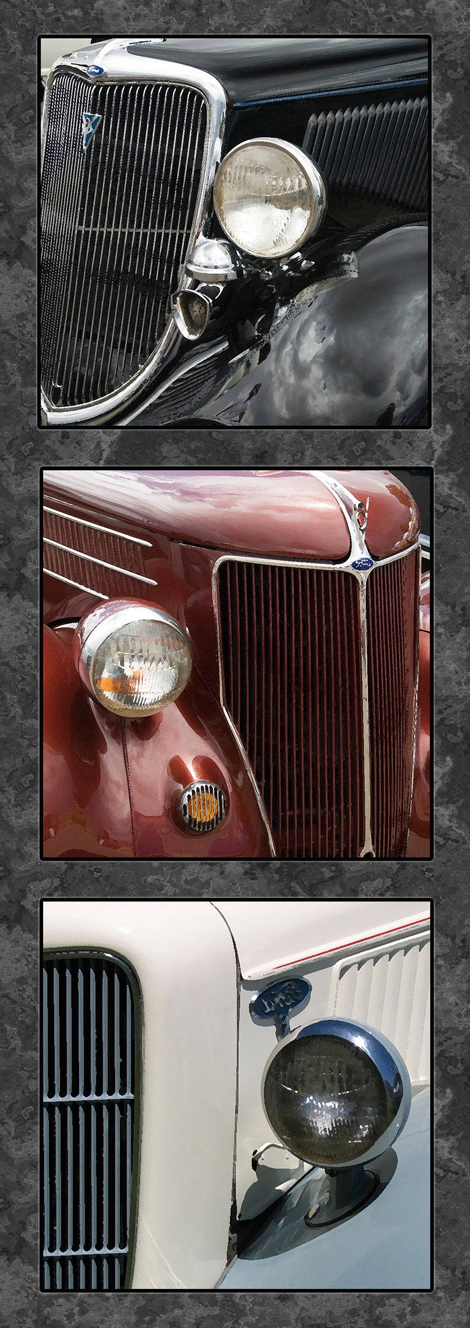 Classic Car Grills Fabric Panel - TVC-019C