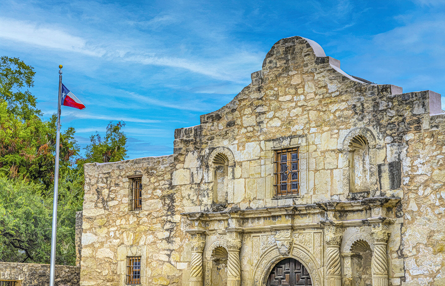 The Alamo Fabric Panel - MISC-014C