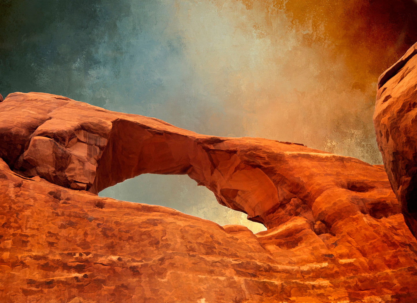 Arches National Park Dramatic Arch Fabric Panel - NPA-006C