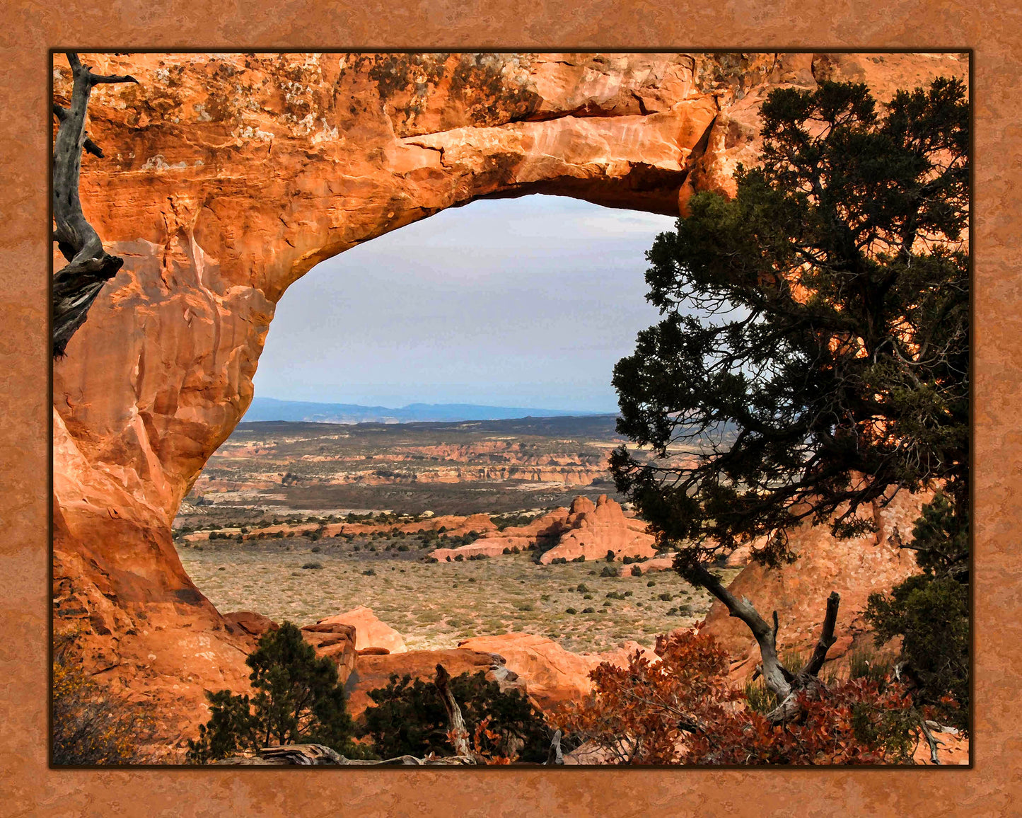 Arches National Park Single Arch Fabric Panel - NPA-004C