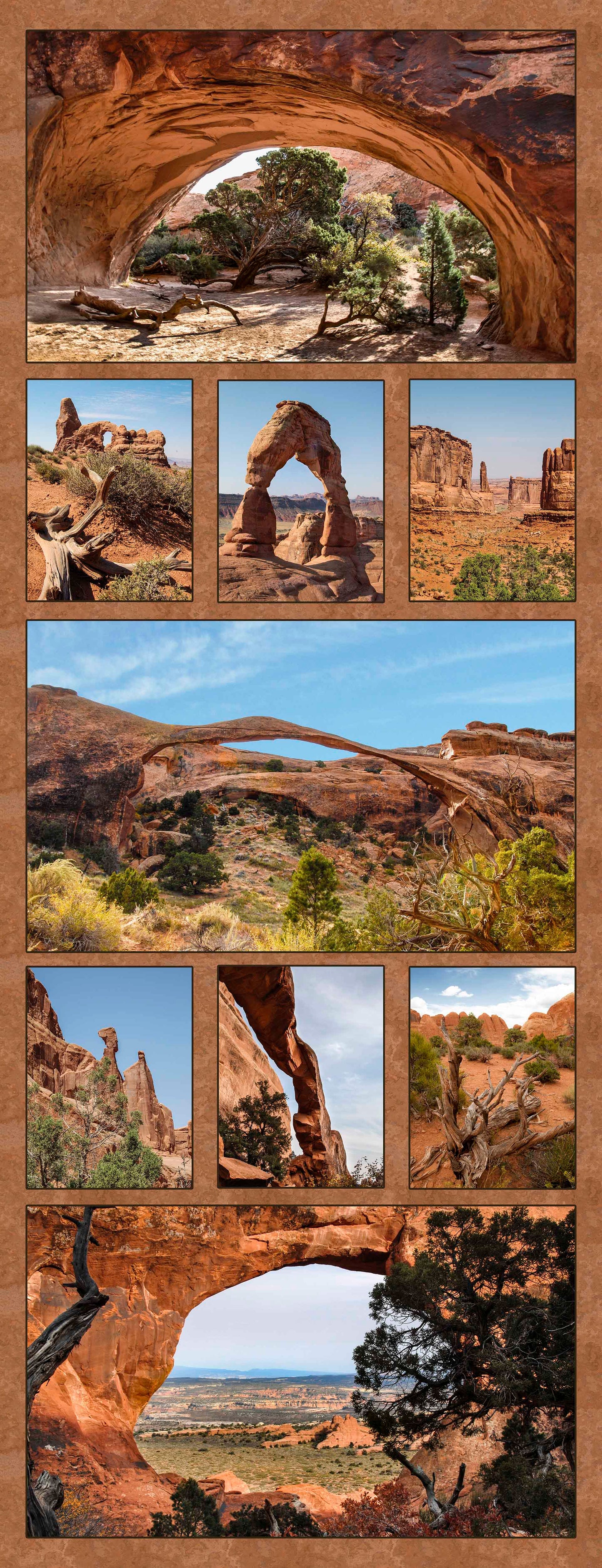 Arches National Park Composite Fabric Panel - NPA-001C
