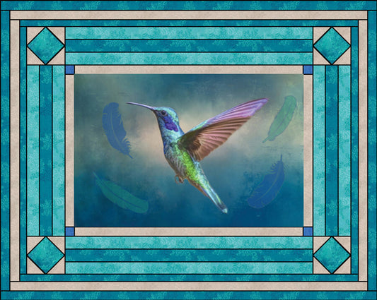 Bejeweled Beauty in Flight Quilt Pattern - FOFP-002