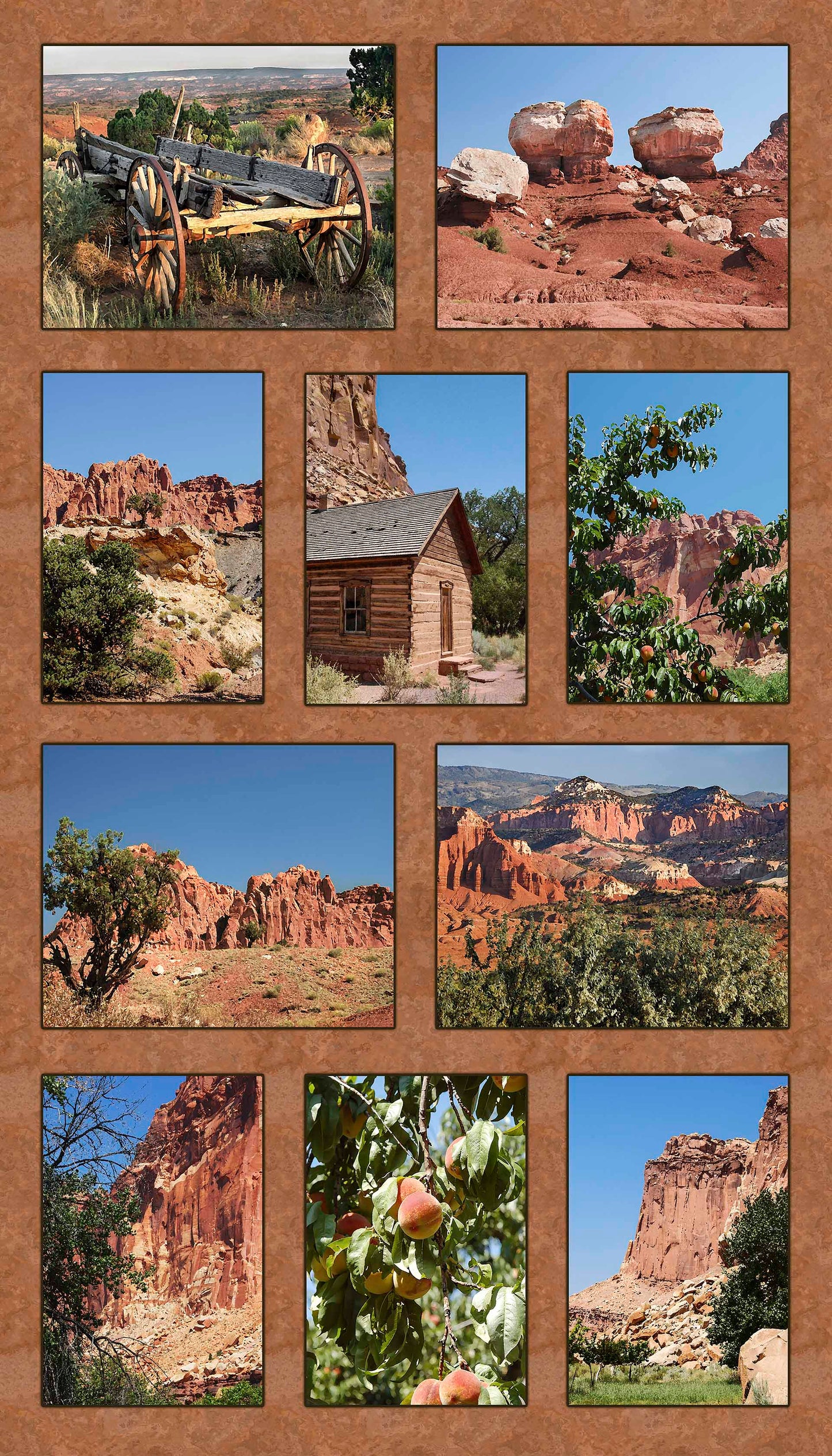 Capitol Reef National Park Composite Fabric Panel - NPU-008C