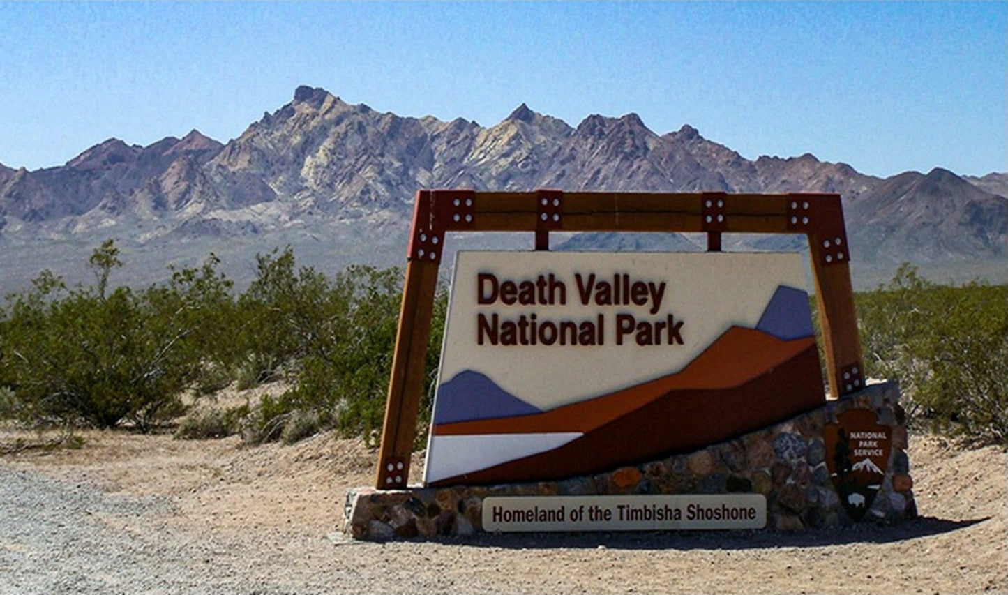 Death Valley Park Entrance Fabric Panel - NPC-016