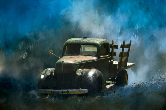 Ghost Town Truck Fabric Panel - TVT-004C