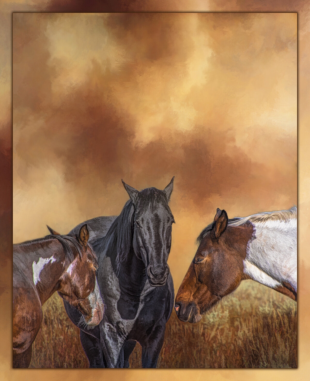 Early Morning Meeting Fabric Panel - AHS-027C