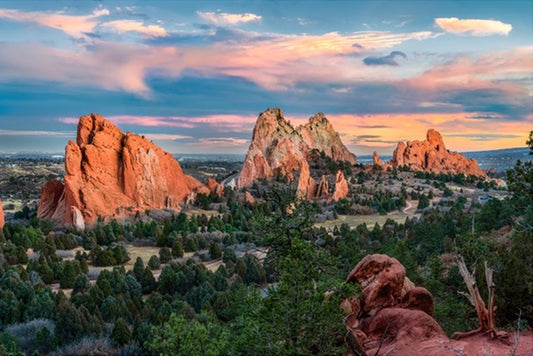 Garden of the Gods Fabric Panel - SCO-025C