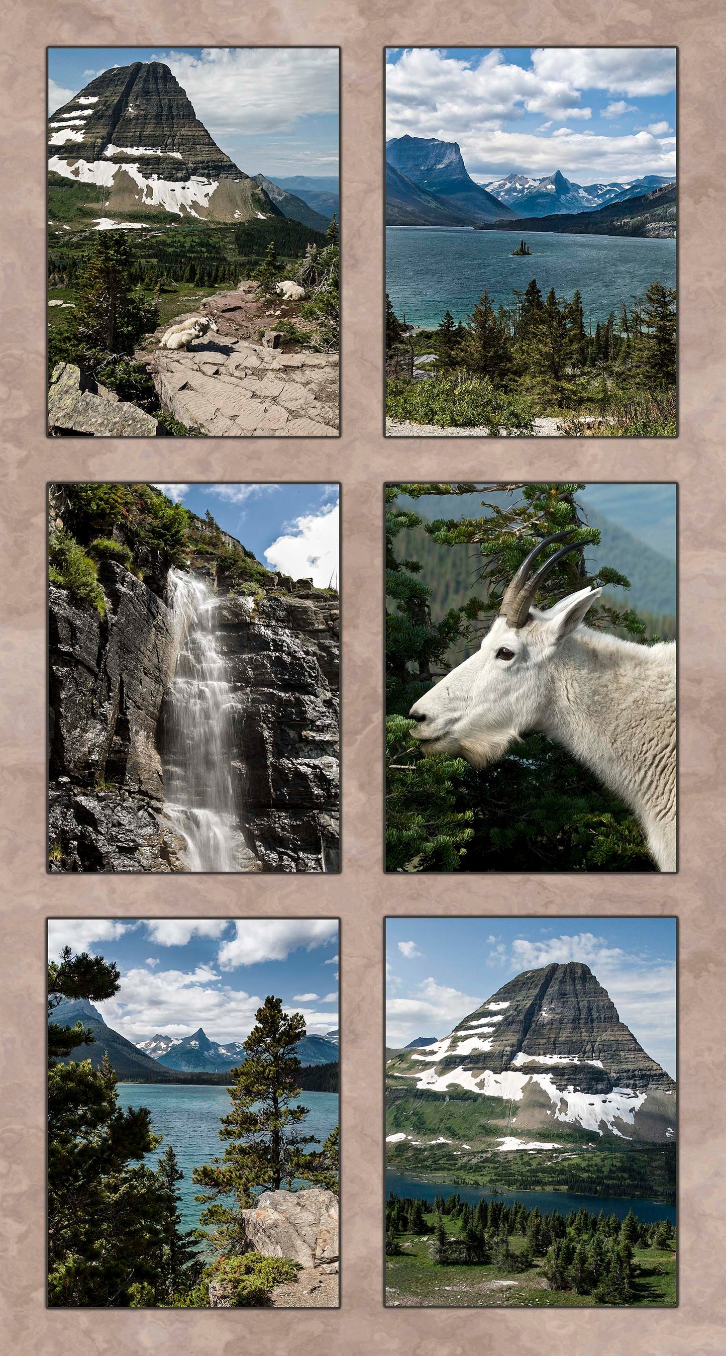 Glacier National Park Fabric Panel - NPW-005C