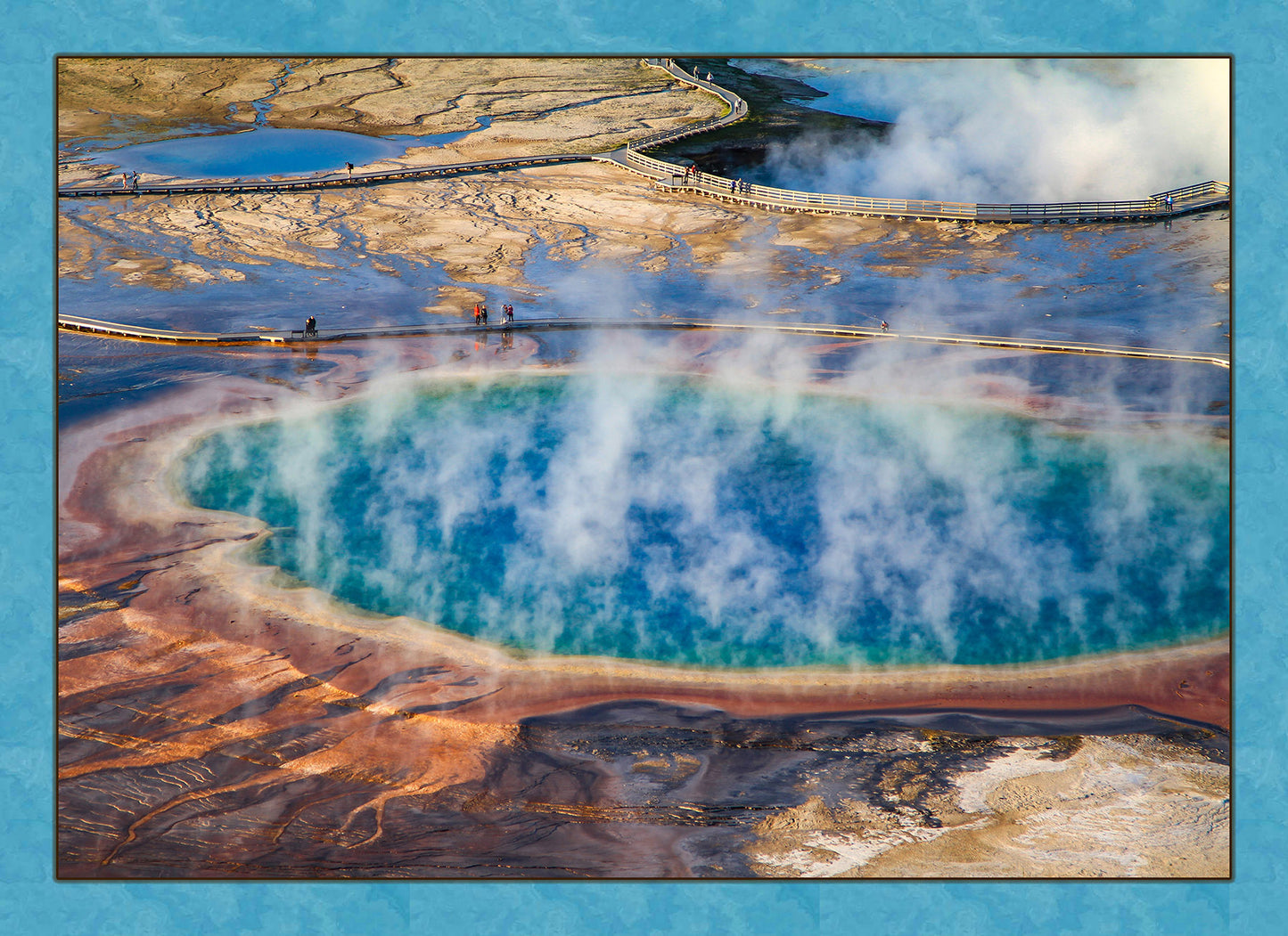 Grand Prismatic Spring Fabric Panel - NPYS-001C