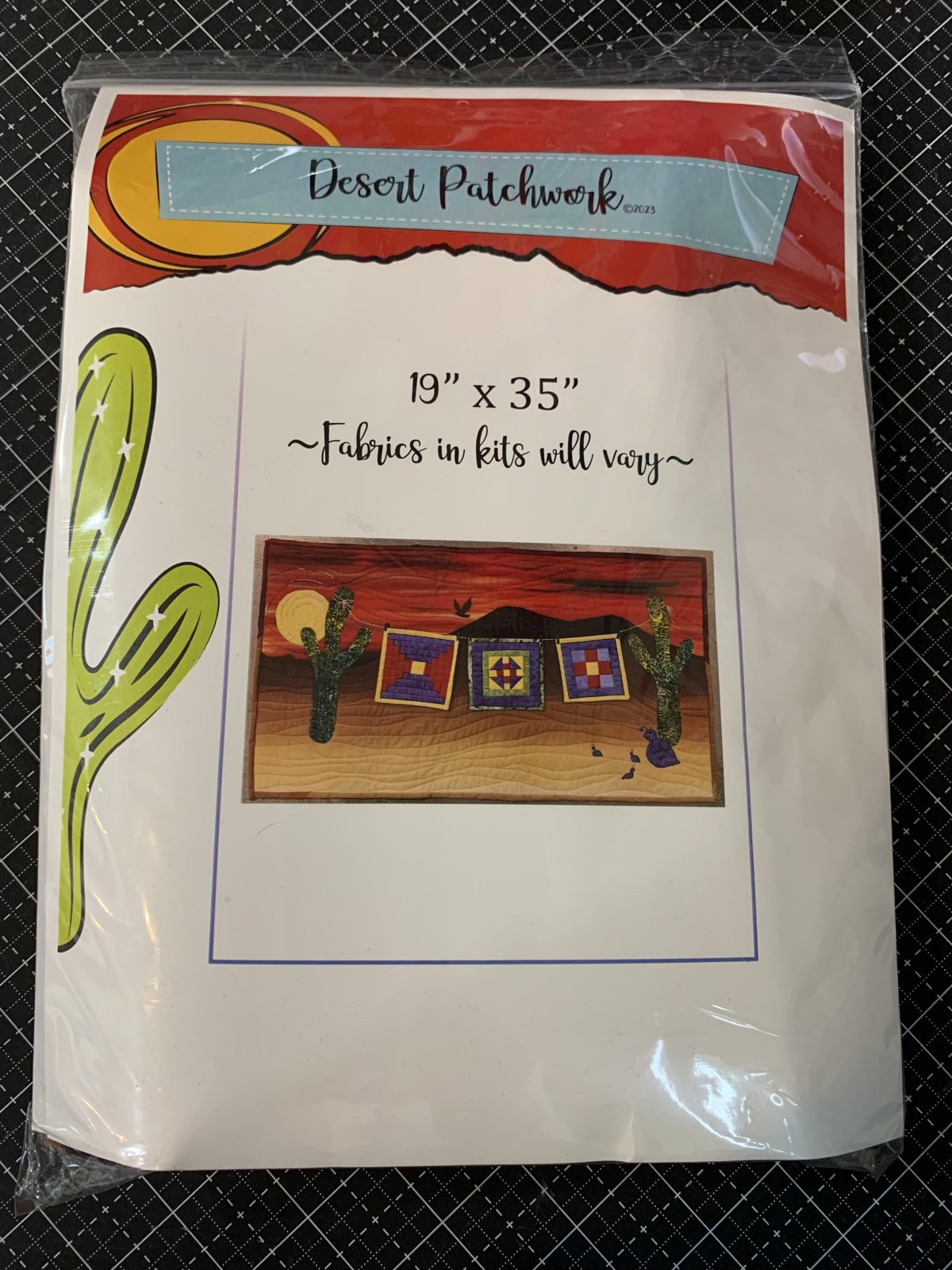 Desert Patchwork Complete Quilt Kit and Southwest Quilt Pattern From Arlene Walsh Designs, Southwest Pattern and Quilting Cotton Fabric