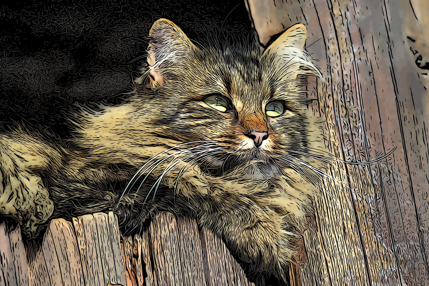 I'm the Lookout Fabric Panel - ADP-014C