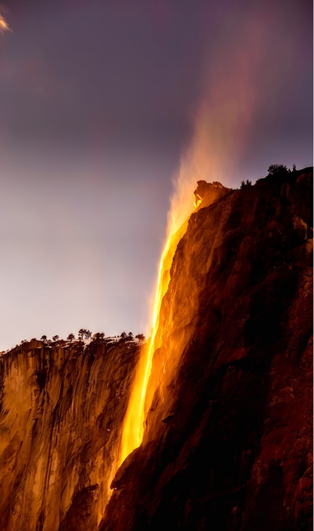 Yosemite Firefall Fabric Panel - NPC-009C