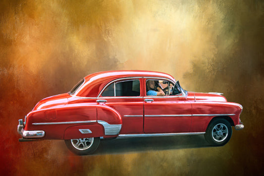 Just A Cruisin' Fabric Panel - TVC-015C