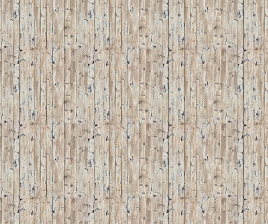 Light Brown/Cream Barnwood Fabric - FOFY-020 - Focus on Fabric Yardage