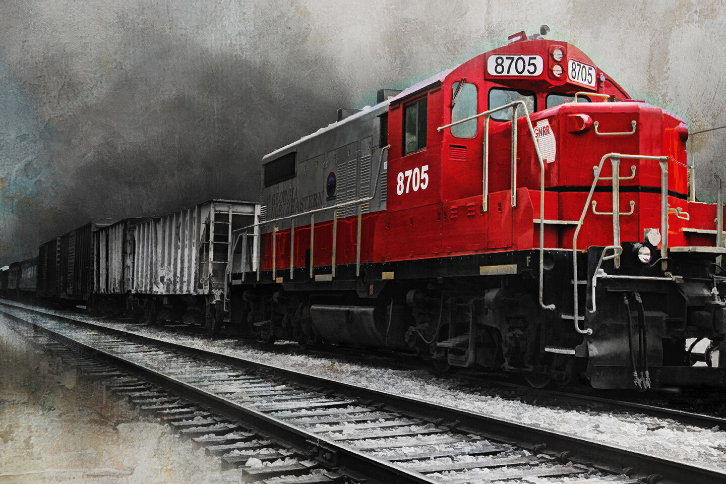 Locomotive Fabric Panel - AFT-010C
