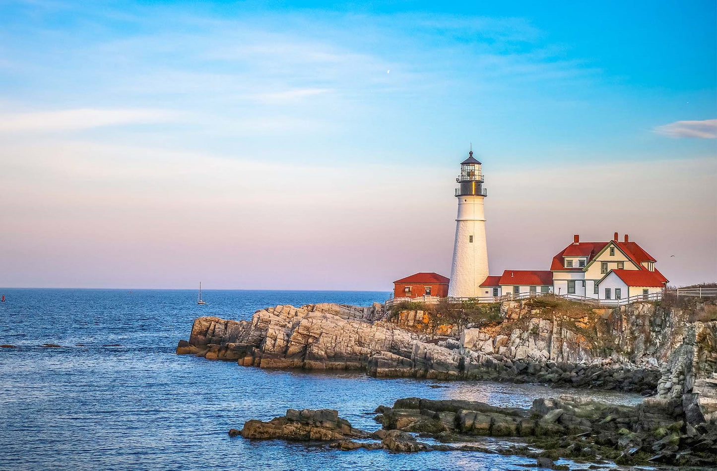 Portland Head Lighthouse Fabric Panel - OCE-039C