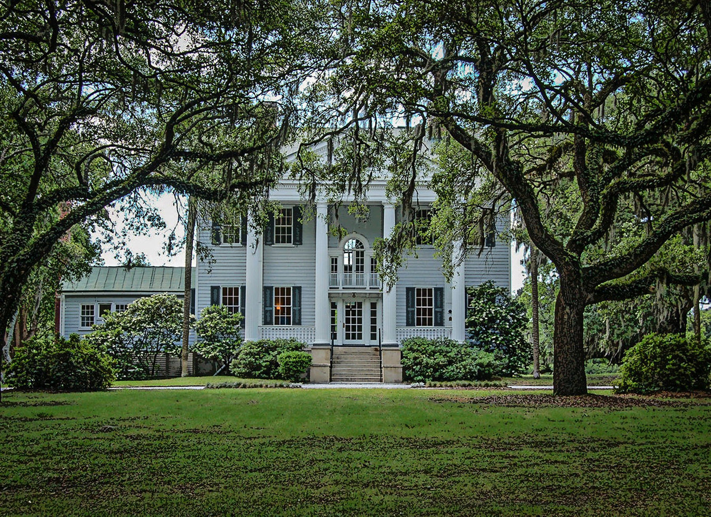 McLeod Plantation - Charleston, South Carolina Fabric Panel - SSE-001C