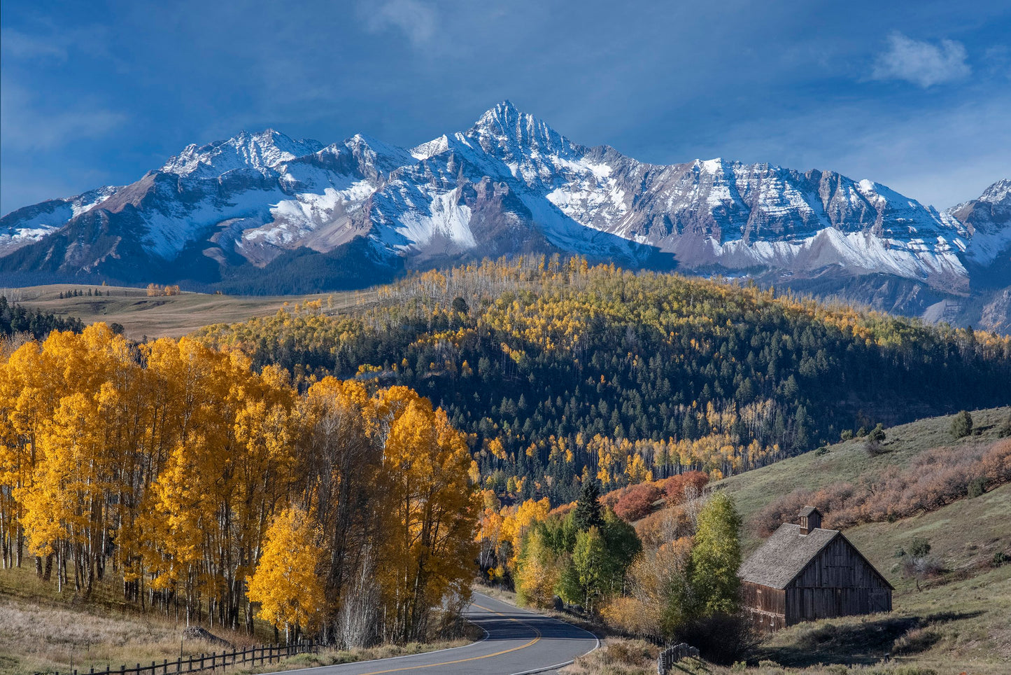 Mount Wilson Above Telluride Fabric Panel - SCO-016C