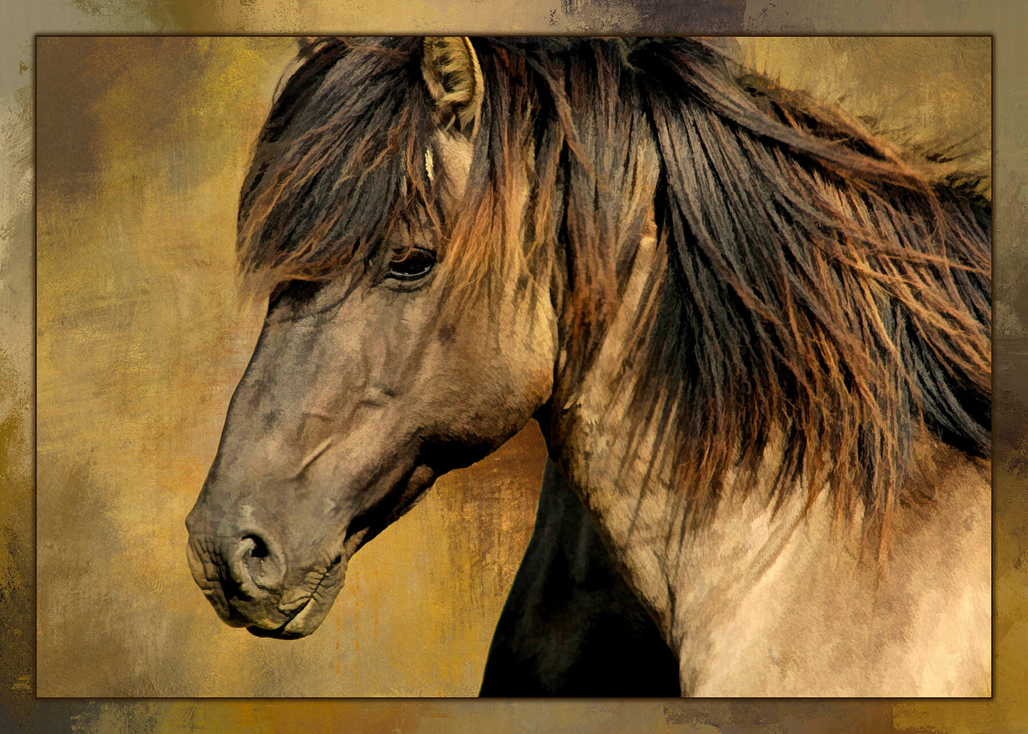 Mustang Head Shop Fabric Panel - AHS-032C