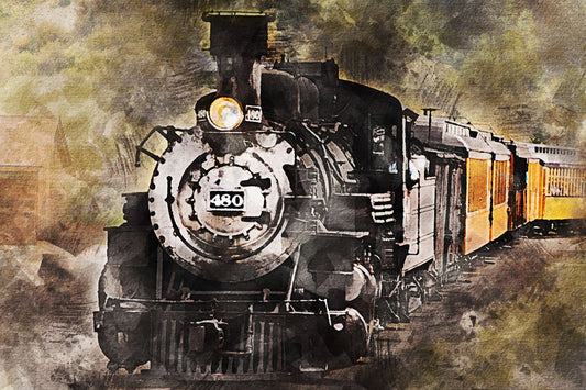 The 480 Locomotive Fabric Panel - AFT-009C