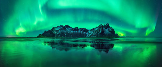 Northern Lights with Island Fabric Panel - MISC-031C