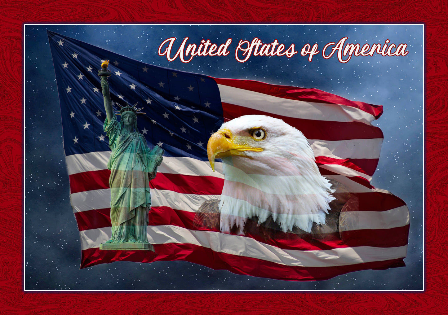 Patriotic Fabric Panel - MISC-003C