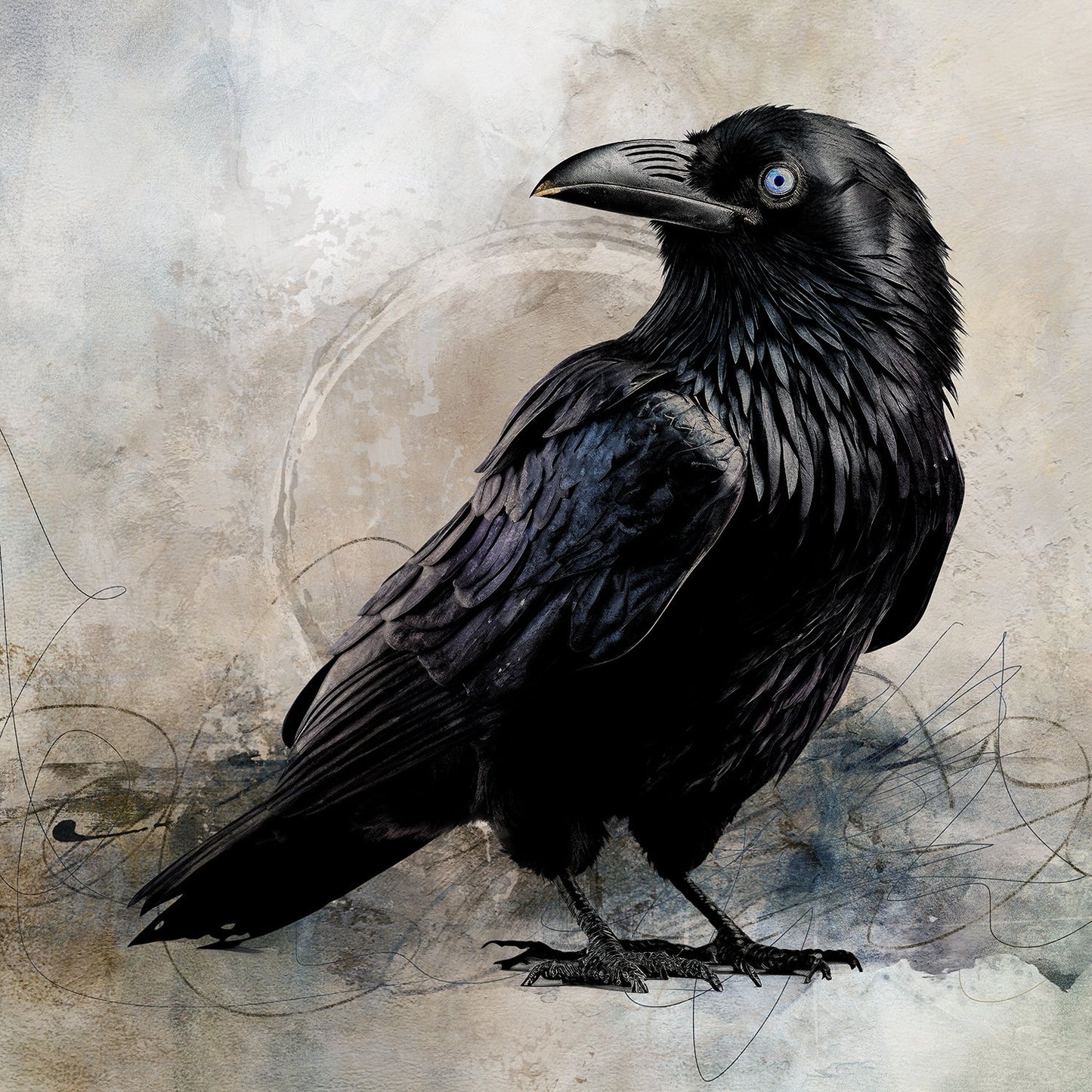 Fun Size The Raven Fabric Panel - FUN-037