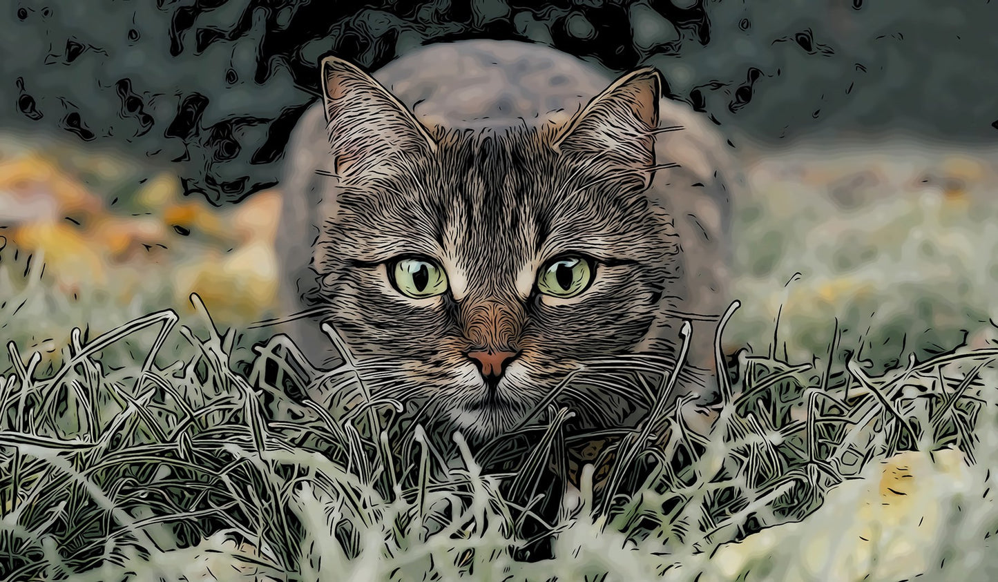 Ready to Pounce Fabric Panel - ADP-010C