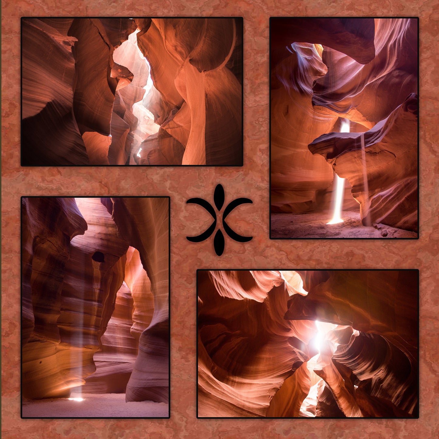 Arizona's Antelope Canyon Fabric Panel - SAZ-010C