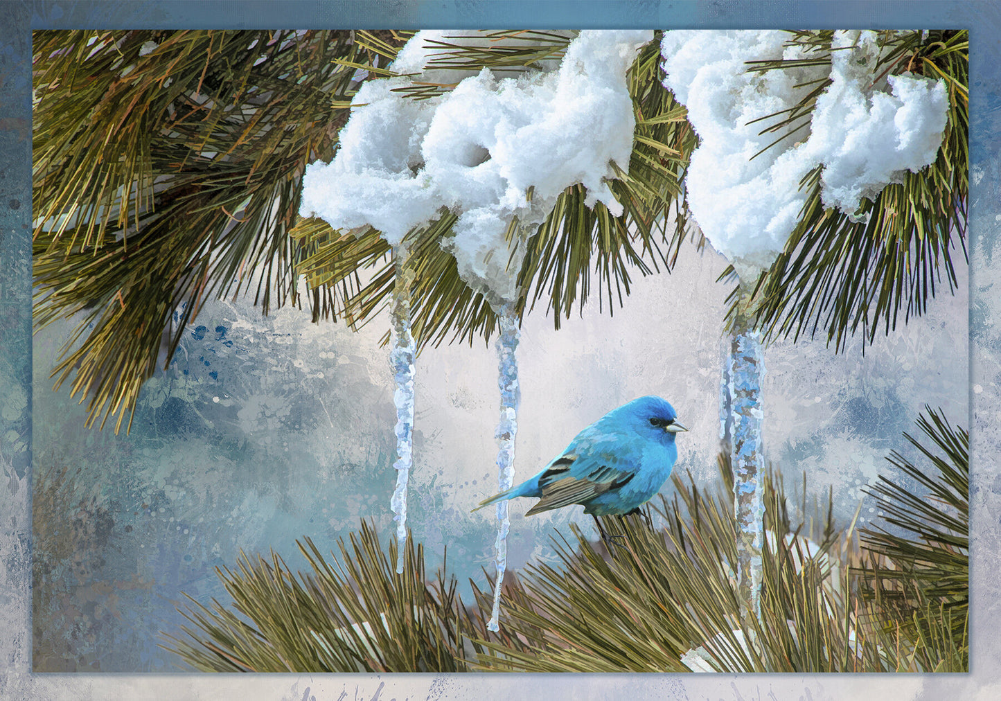 Snowbird Fabric Panel - BRB-013C