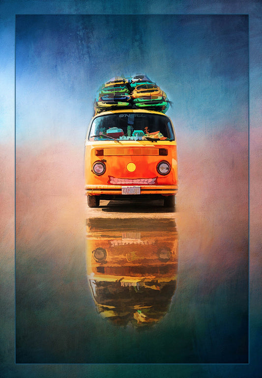 Surfboards for Rent Fabric Panel - SCA-007C