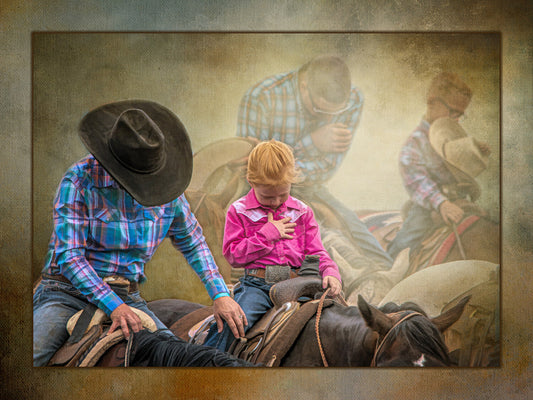 The Rodeo Blessing Fabric Panel - CBY-014C