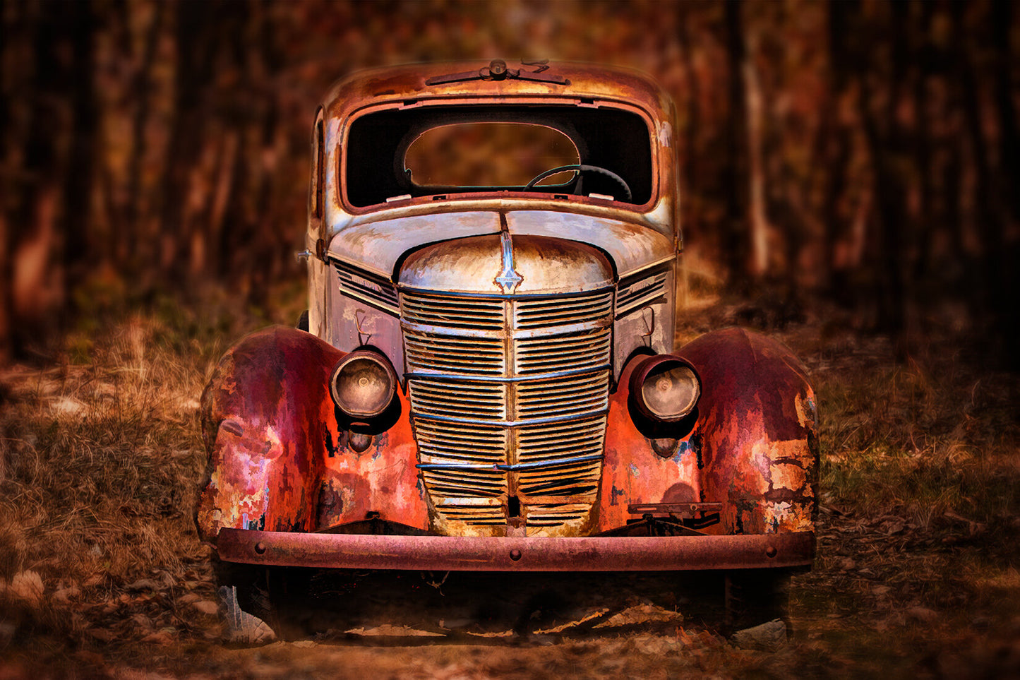 Through the Woods Fabric Panel - TVC-006C