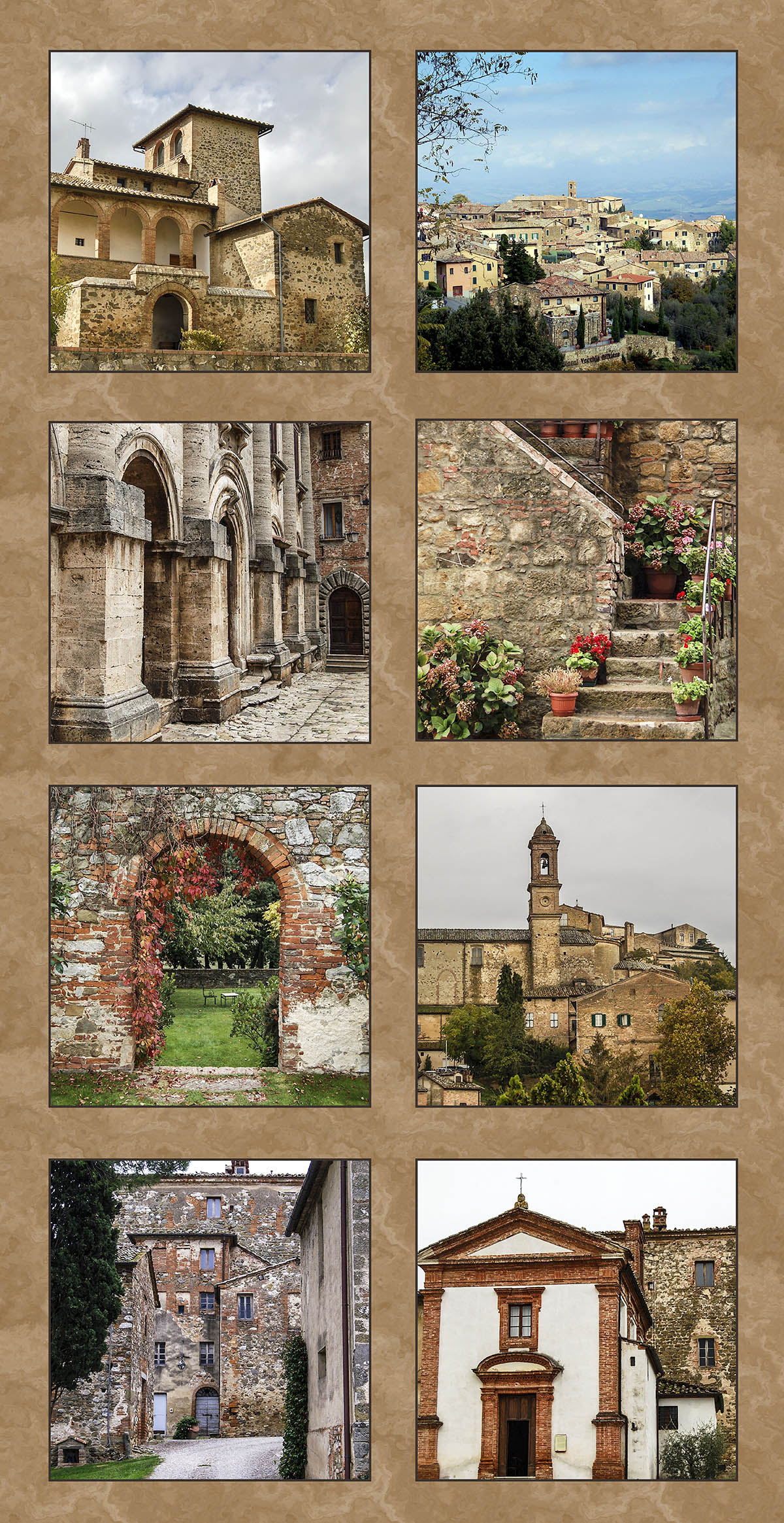 Scenes of Tuscany Fabric Panel - SAP-006C