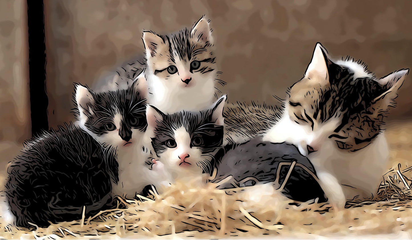 Precious Family Two Fabric Panel - ADP-016C