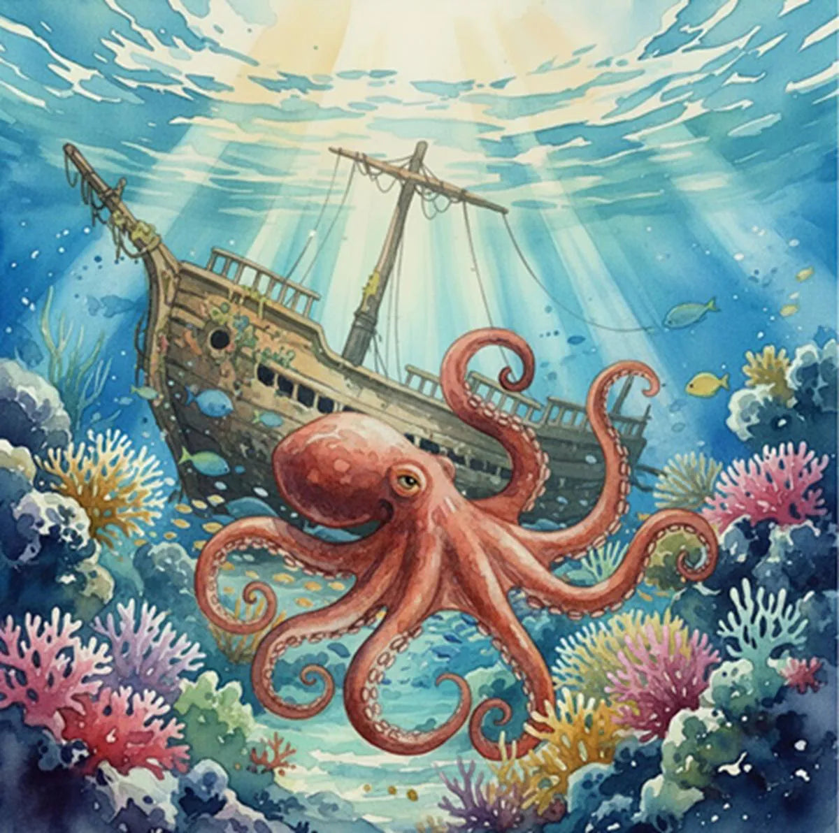 Shipwreck Fabric Panel - OCE-067