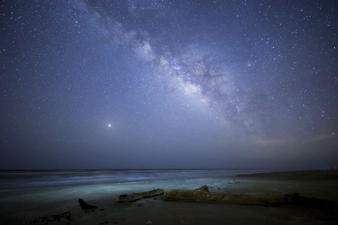 North Padre Island Milky Way Fabric Panel - JAP-010C