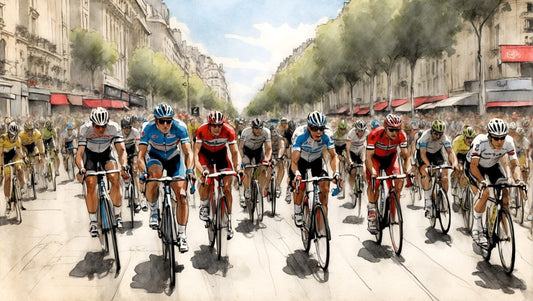 Morning Bike Race Quilt Panel - AFT-005C
