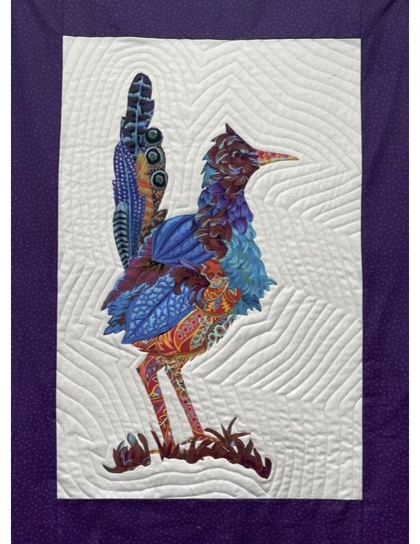 Road Runner Collage Complete Kit with Pattern, An Arlene Walsh Design