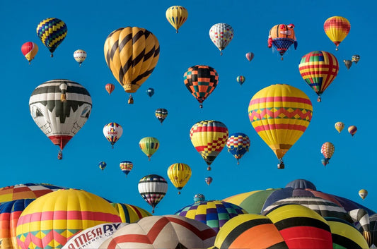 Morning Hot Air Balloon Ride Quilt Panel - AFT-003C
