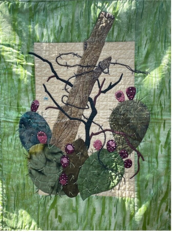 The Old Post Quilt Pattern - An Arlene Walsh Design, Southwest Pattern, Fused Applique