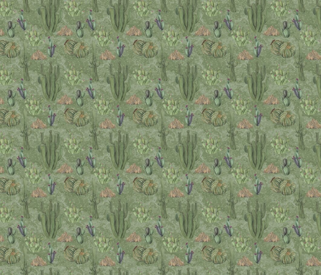Southwest Cactus Fabric FOFY-005 - Focus on Fabric Yardage