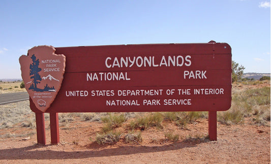 Canyonlands National Park Entrance Fabric Panel - NPU-009