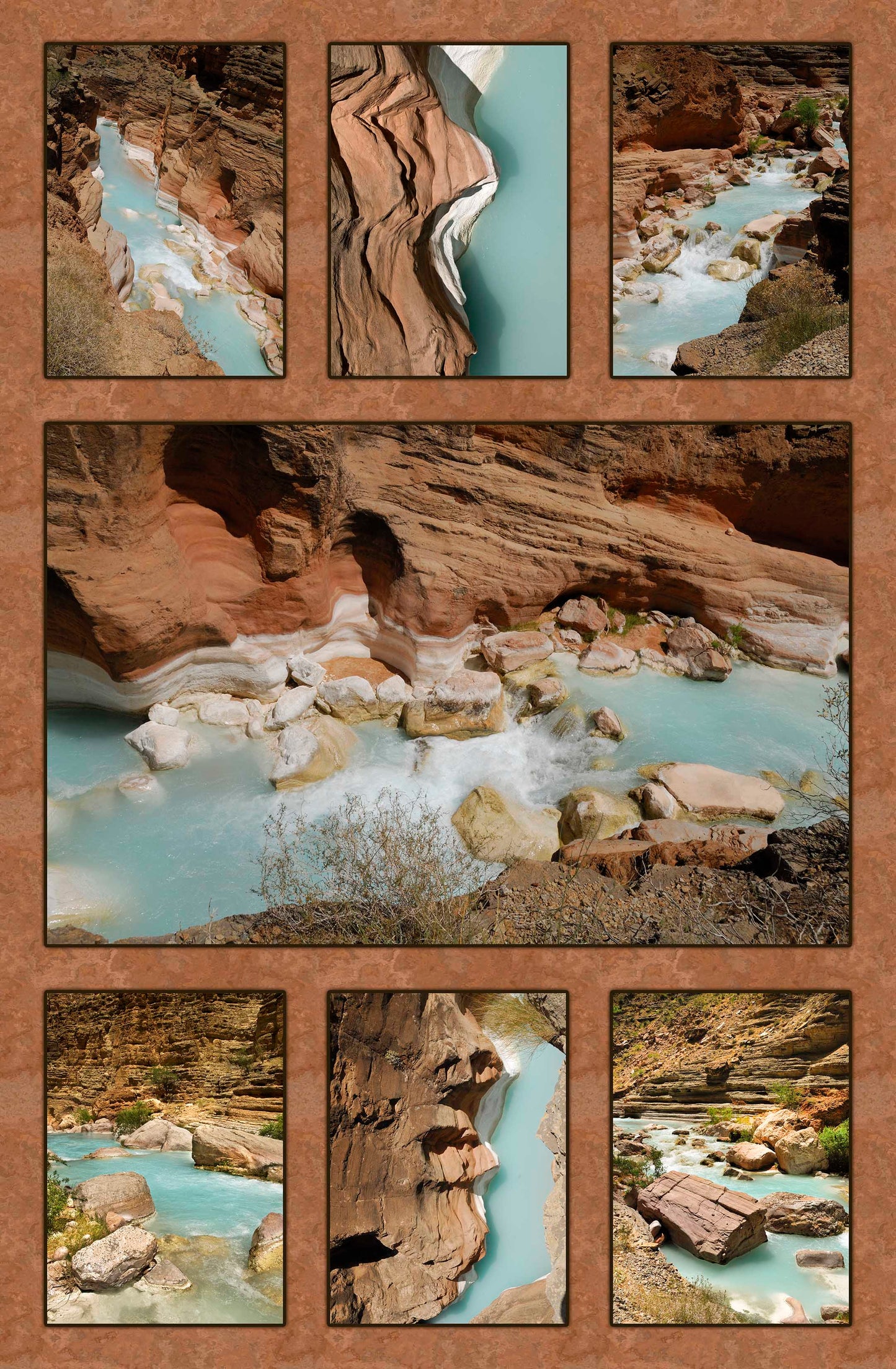 Crand Canyon National Park Havasu Creek Fabric Panel - NPGC-006