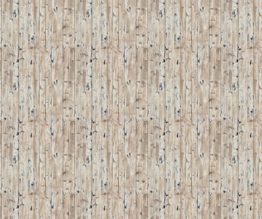 Light Brown/Cream Barnwood Fabric - FOFY-020 - Focus on Fabric Yardage