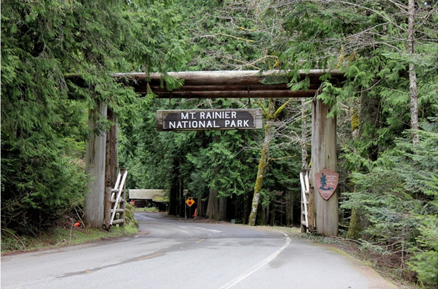 Mt. Rainier Park Entrance Fabric Panel - NPW-015