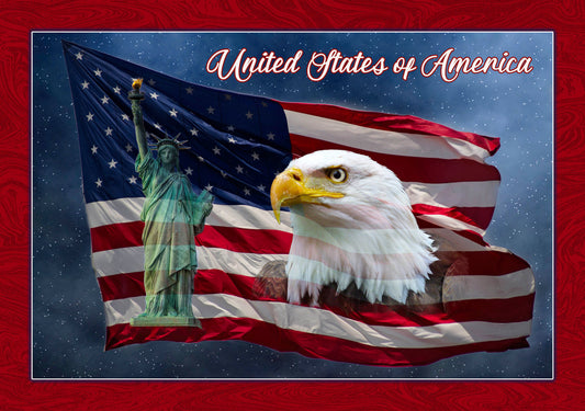 Patriotic Fabric Panel - MISC-003C