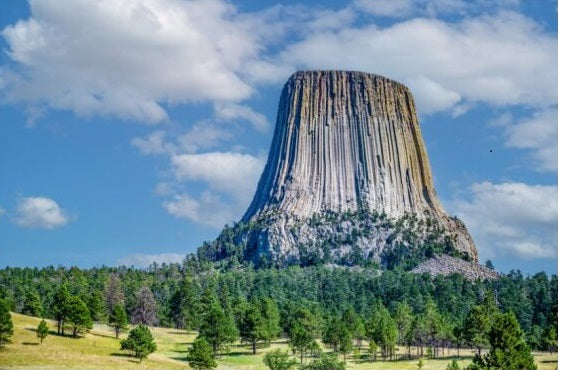 Devils Tower National Monument Fabric Panel - NPW-007