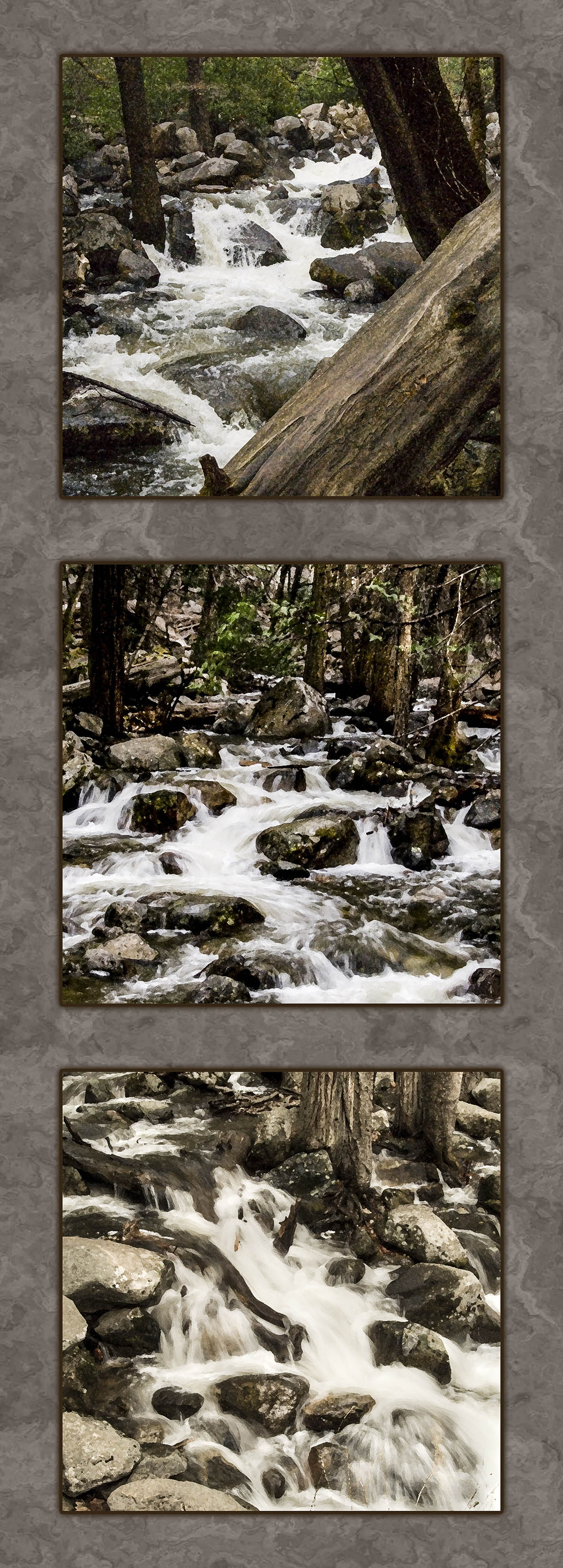 Yosemite National Park Waterfalls Fabric Panel - NPC-001C