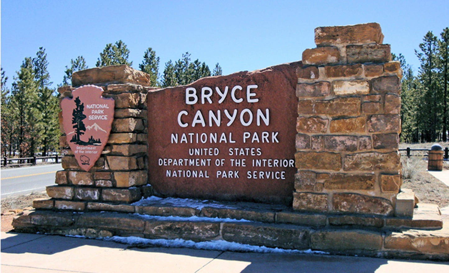 Bryce Canyon Park Entrance Fabric Panel - NPU-010